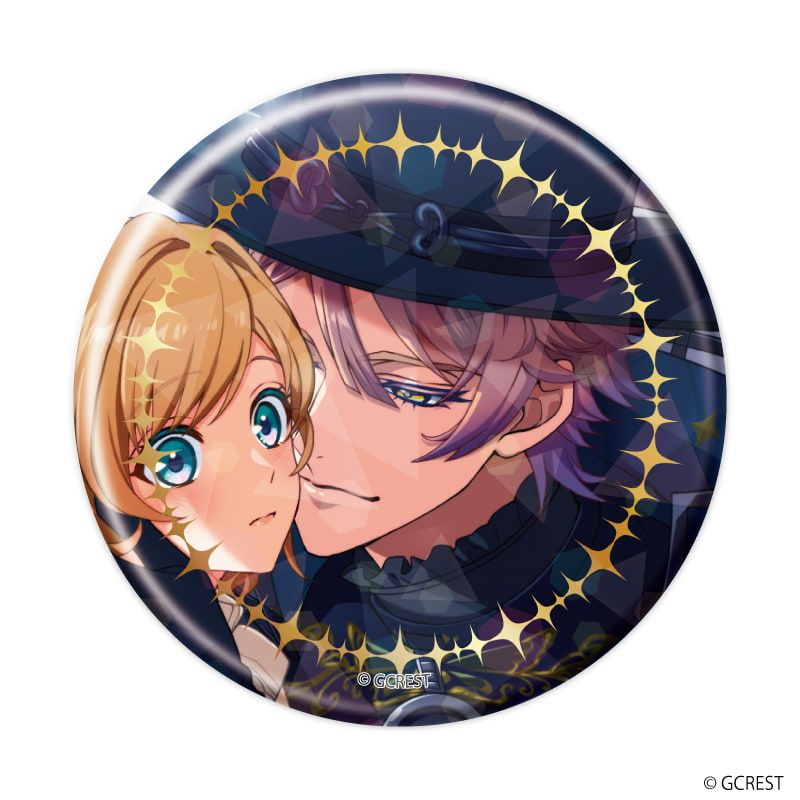 ホログラム缶バッジ(57mm)「夢職人と忘れじの黒い妖精」09/ハウンドスイーパー ブラインド(5種)(公式イラスト)