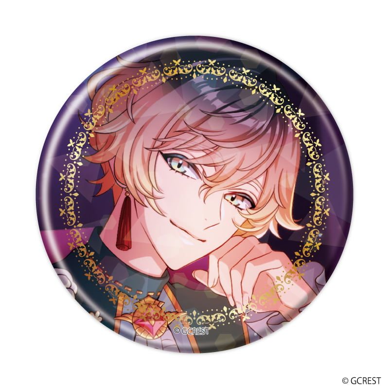 ホログラム缶バッジ(57mm)「夢職人と忘れじの黒い妖精」08/ファタ・ミュジカ&夢紡ぎ ブラインド(8種)(公式イラスト)