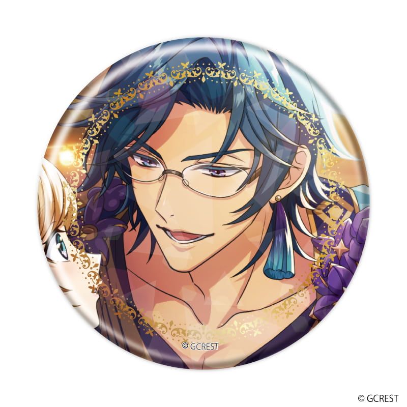 ホログラム缶バッジ(57mm)「夢職人と忘れじの黒い妖精」08/ファタ・ミュジカ&夢紡ぎ ブラインド(8種)(公式イラスト)