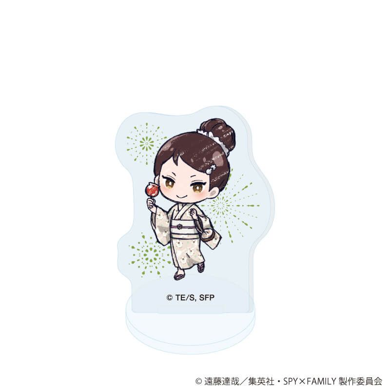 SPY×FAMILY グラフアート トレーディングアクリルぷちスタンド 浴衣Ver. 【全6種】コンプリートセット