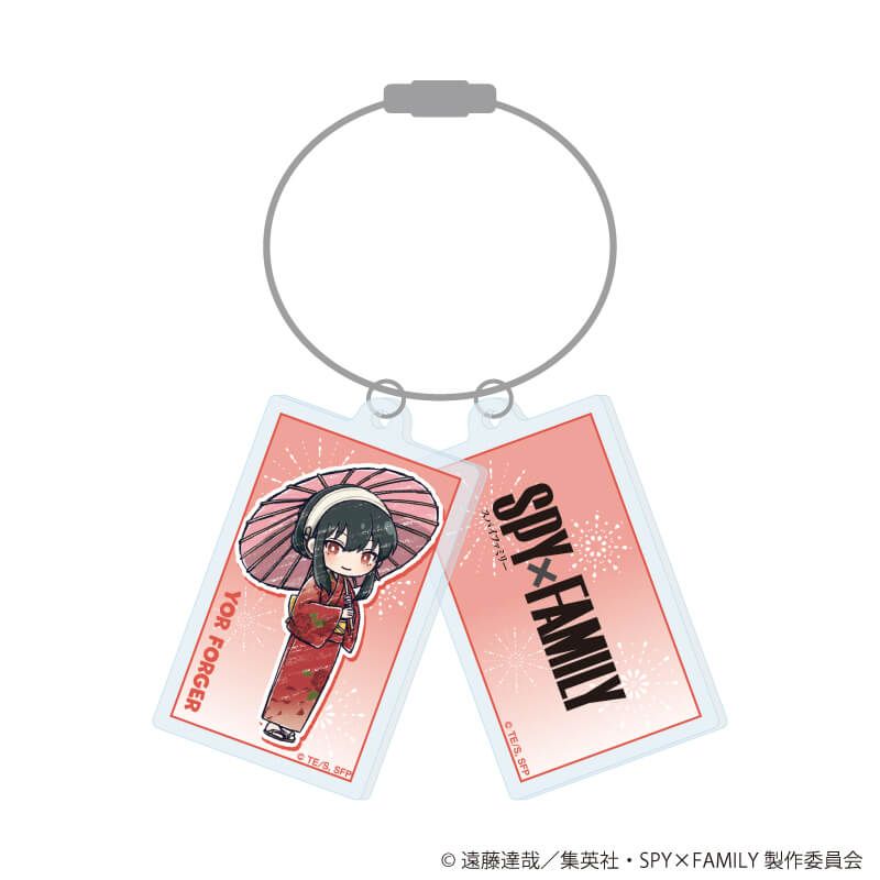 SPY×FAMILY グラフアート トレーディング2連アクリルキーホルダー 浴衣Ver. 【全6種】コンプリートセット