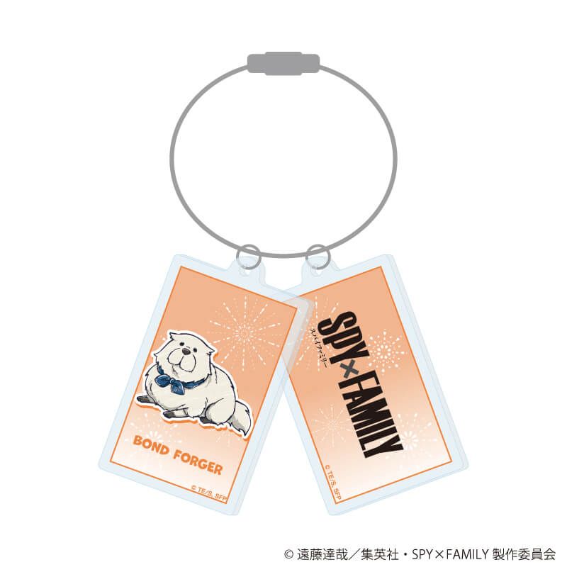 SPY×FAMILY グラフアート トレーディング2連アクリルキーホルダー 浴衣Ver. 【全6種】コンプリートセット