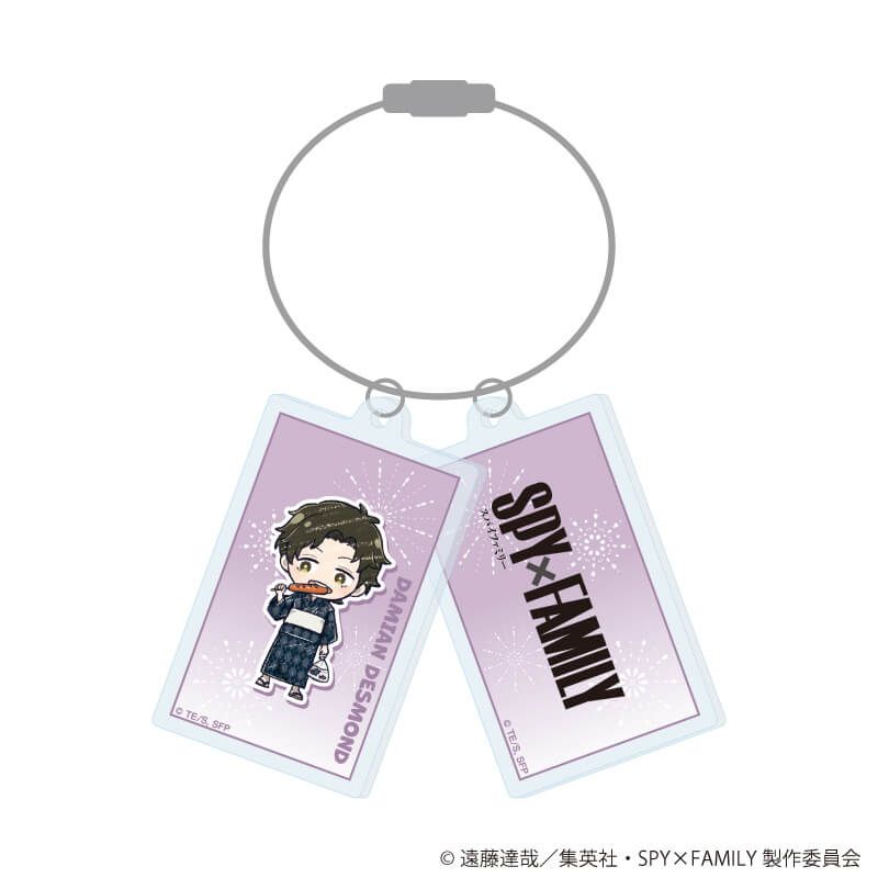 SPY×FAMILY グラフアート トレーディング2連アクリルキーホルダー 浴衣Ver. 【全6種】コンプリートセット