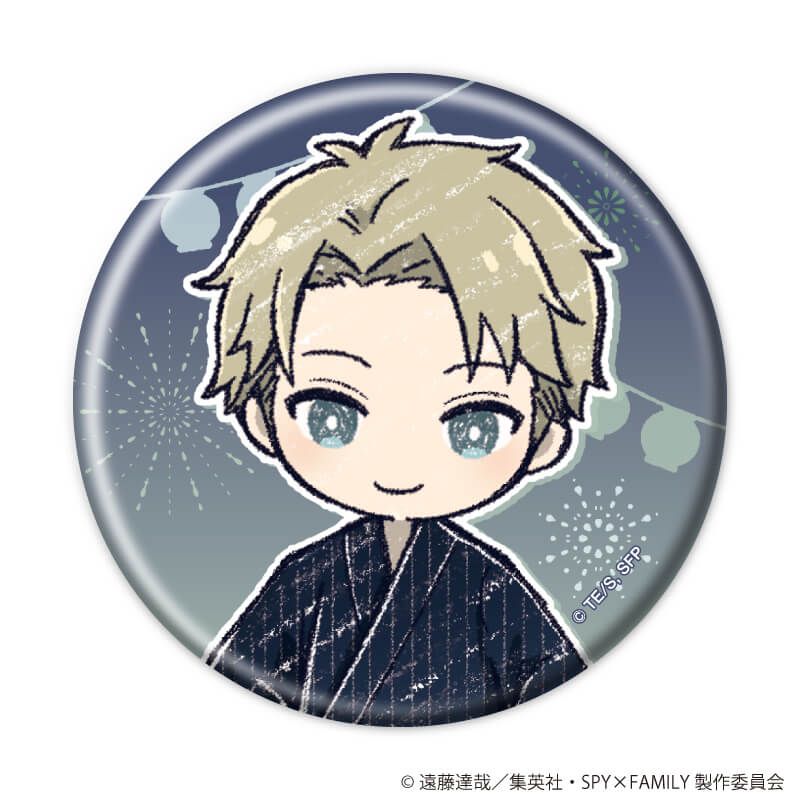 SPY×FAMILY グラフアート トレーディング缶バッジ 浴衣Ver. 【全6種】コンプリートセット