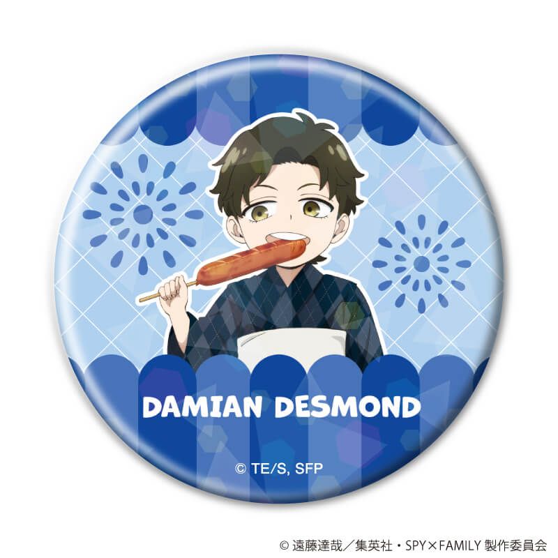 SPY×FAMILY トレーディングホログラム缶バッジ 浴衣Ver. 【全6種】コンプリートセット