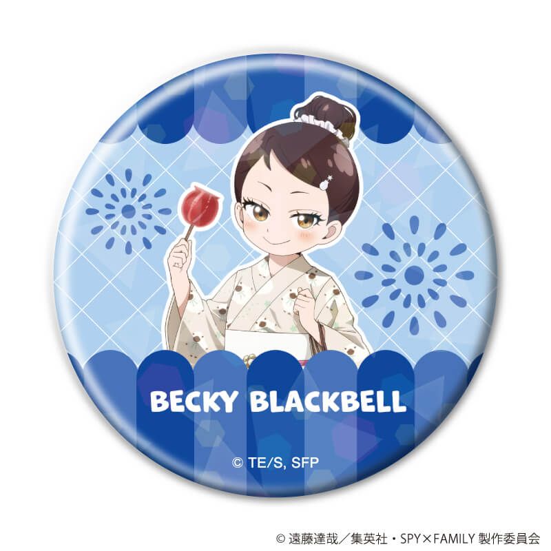 SPY×FAMILY トレーディングホログラム缶バッジ 浴衣Ver. 【全6種】コンプリートセット