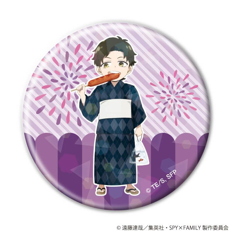 SPY×FAMILY トレーディングホログラム缶バッジ 浴衣Ver. 【全6種】コンプリートセット