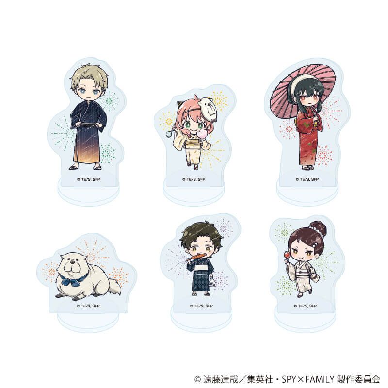 SPY×FAMILY グラフアート トレーディングアクリルぷちスタンド 浴衣Ver. 【全6種】