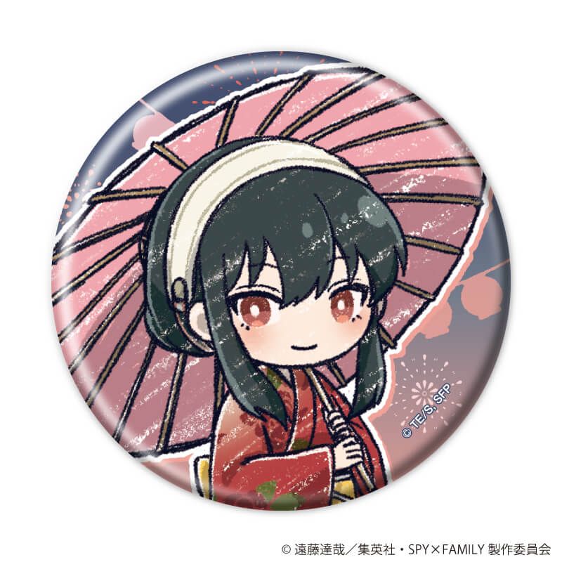SPY×FAMILY グラフアート トレーディング缶バッジ 浴衣Ver. 【全6種】