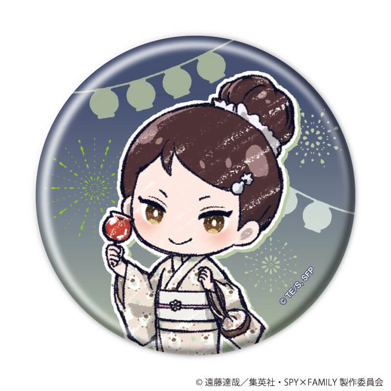 SPY×FAMILY グラフアート トレーディング缶バッジ 浴衣Ver. 【全6種】