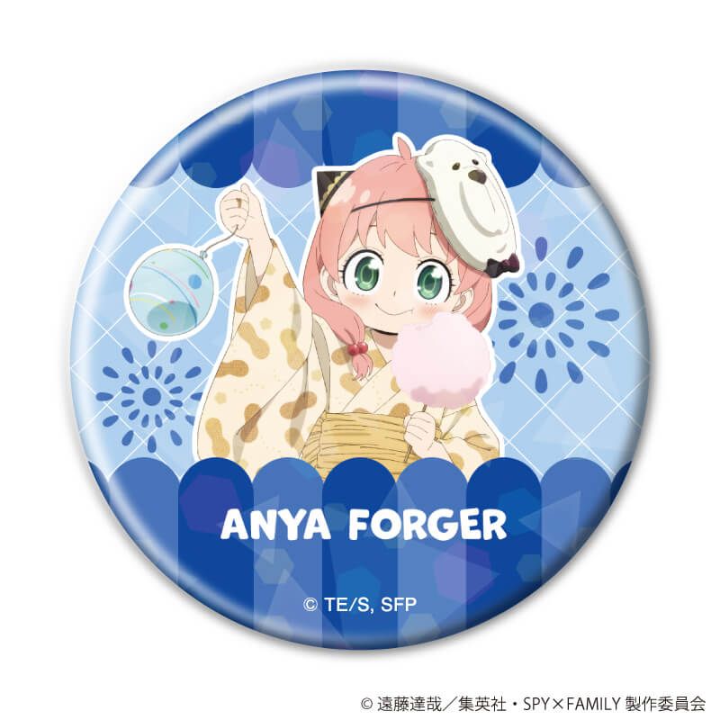 SPY×FAMILY トレーディングホログラム缶バッジ 浴衣Ver. 【全6種】