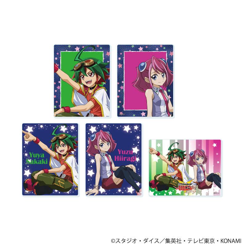 アクリルカード「遊☆戯☆王ARC-V」02/コンプリートセット(全5種)(描き下ろしイラスト)