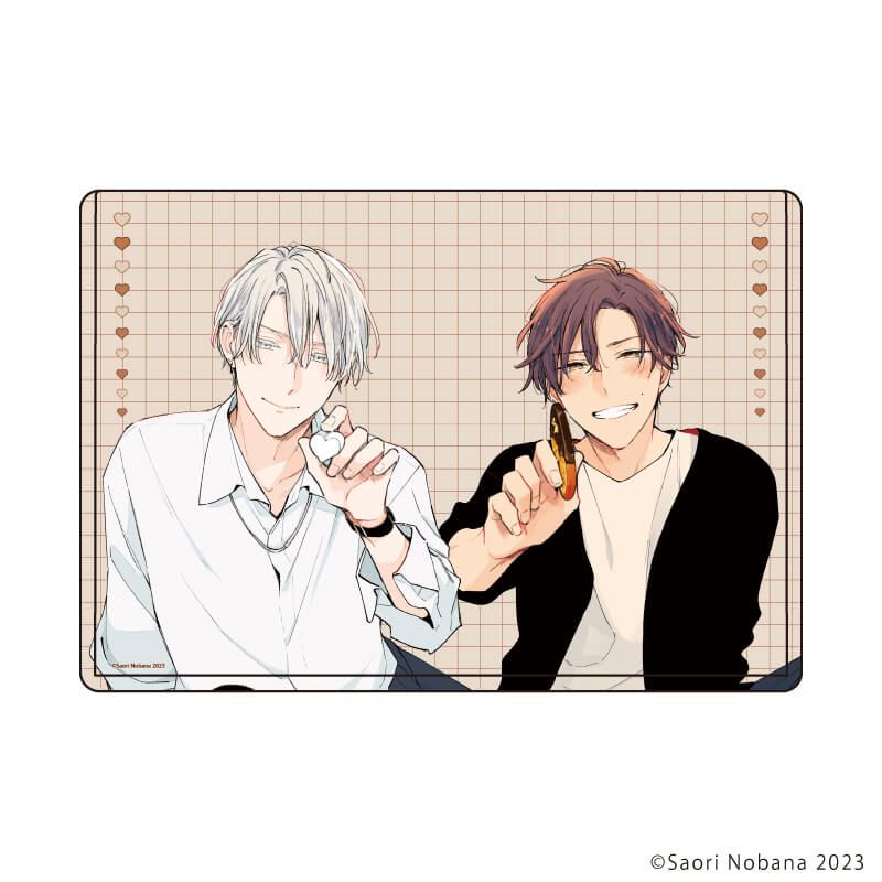 キャラクリアケース「野花さおり先生」03/ひみつの朝にはキスの雨(公式イラスト)