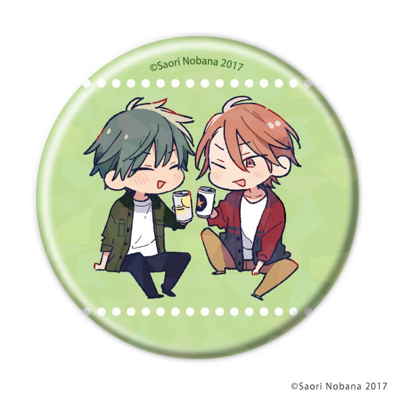 ホログラム缶バッジ(57mm)「野花さおり先生」01/コンプリートセット(全6種)(公式&描き下ろしイラスト)