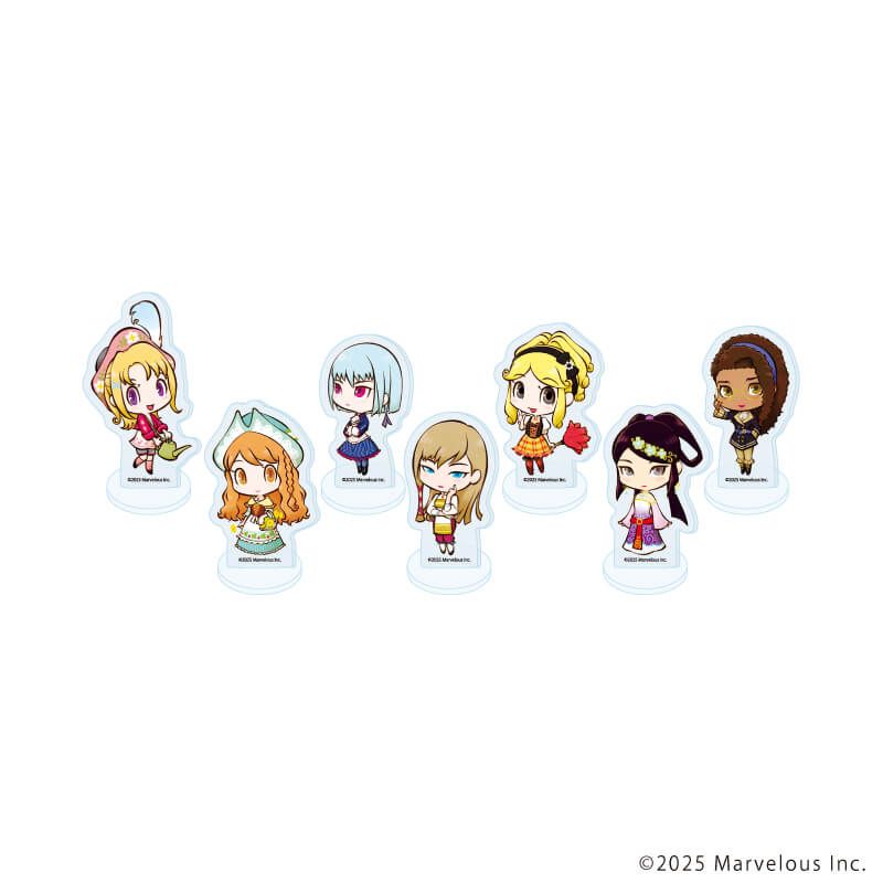 アクリルぷちスタンド「牧場物語 Let's！風のグランドバザール」02/コンプリートセット(全7種)(公式イラスト)