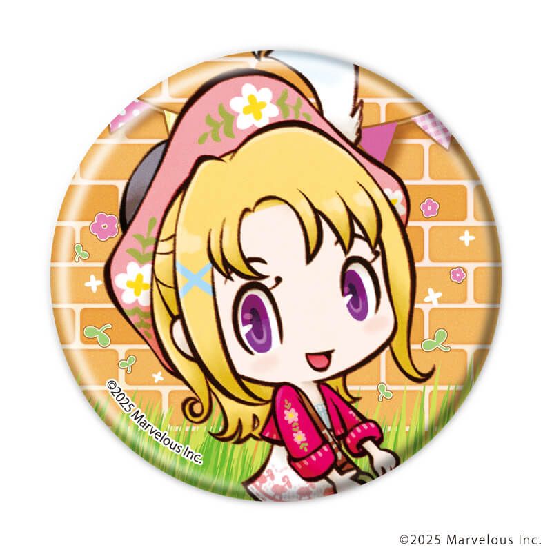 缶バッジ「牧場物語 Let's！風のグランドバザール」02/コンプリートセット(全8種)(公式イラスト)