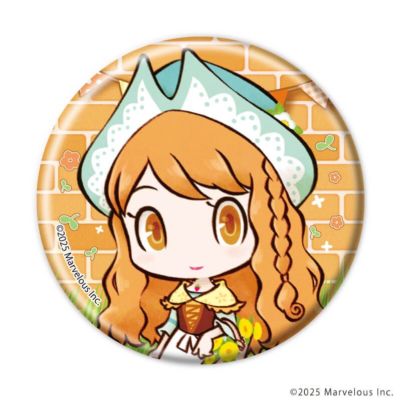 缶バッジ「牧場物語 Let's！風のグランドバザール」02/コンプリートセット(全8種)(公式イラスト)