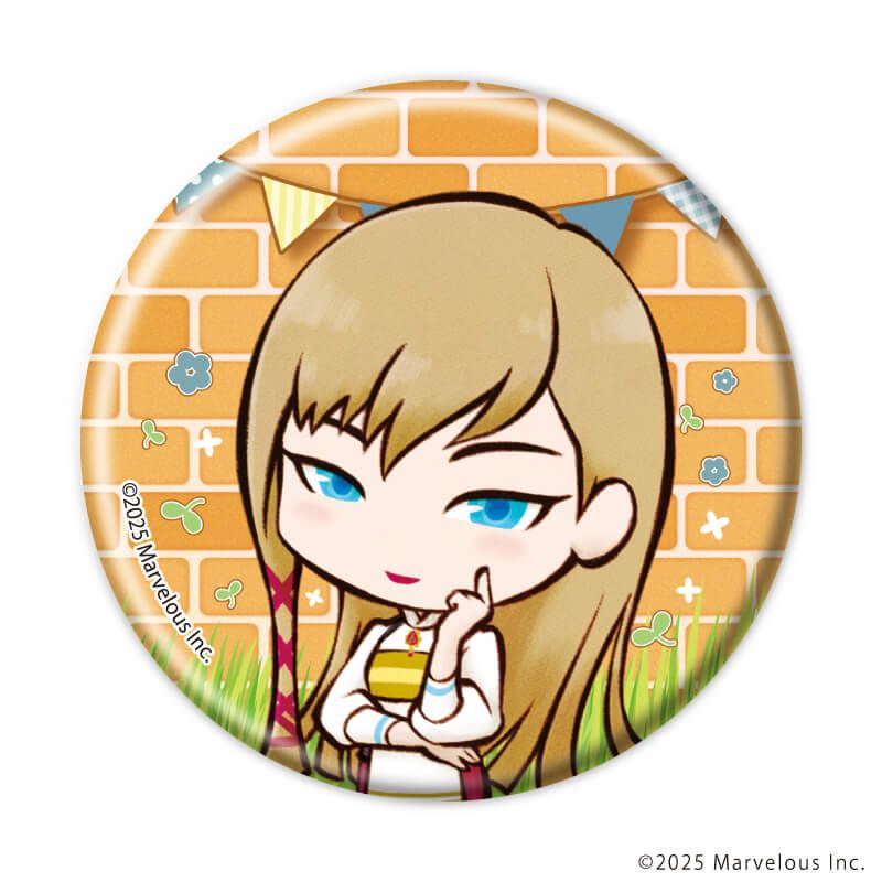 缶バッジ「牧場物語 Let's！風のグランドバザール」02/コンプリートセット(全8種)(公式イラスト)