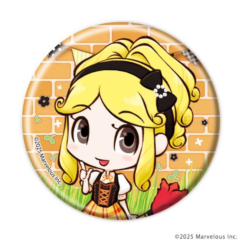 缶バッジ「牧場物語 Let's！風のグランドバザール」02/コンプリートセット(全8種)(公式イラスト)