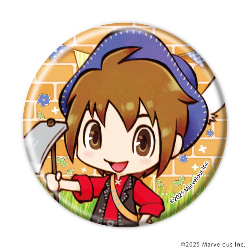 缶バッジ「牧場物語 Let's！風のグランドバザール」01/コンプリートセット(全8種)(公式イラスト)