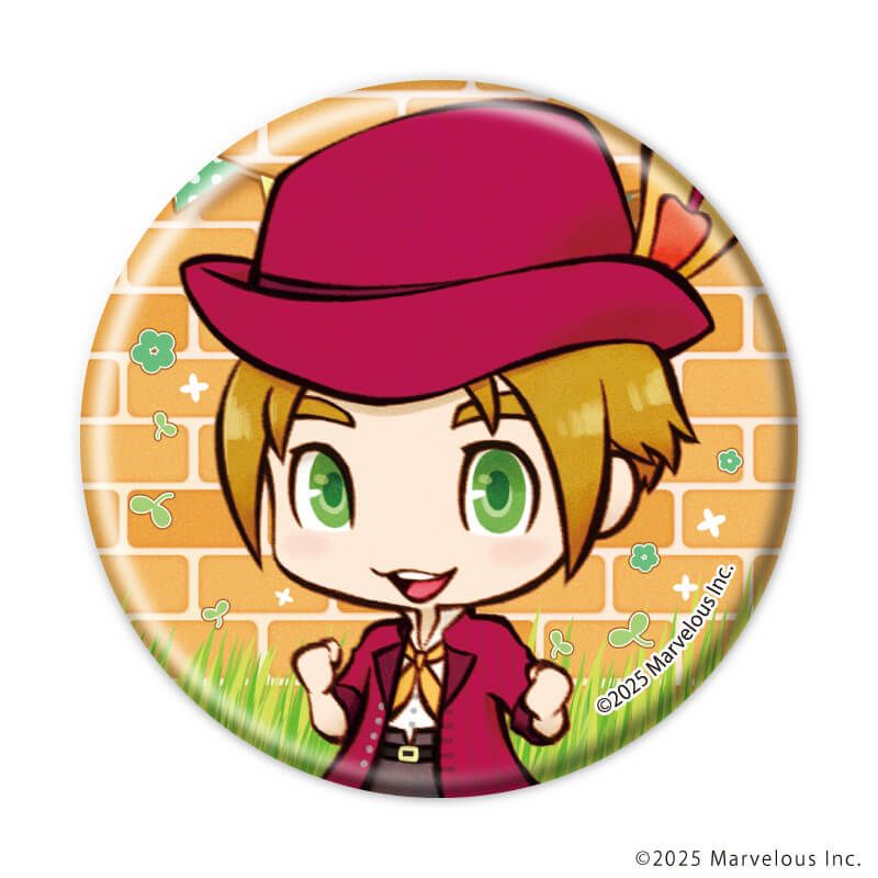 缶バッジ「牧場物語 Let's！風のグランドバザール」01/コンプリートセット(全8種)(公式イラスト)