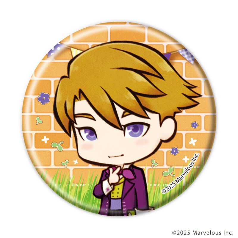缶バッジ「牧場物語 Let's！風のグランドバザール」01/ブラインド(8種)(公式イラスト)