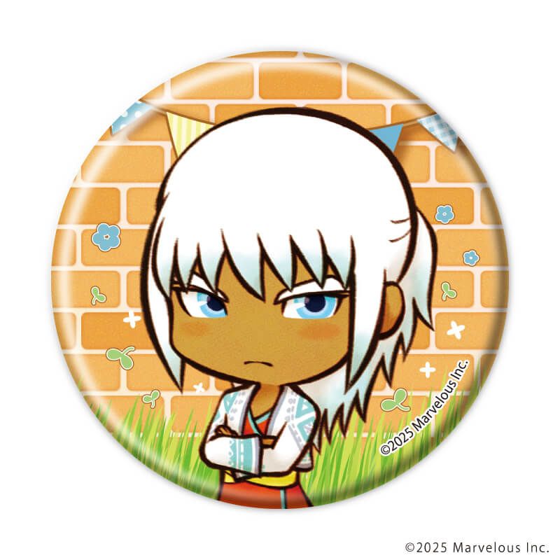 缶バッジ「牧場物語 Let's！風のグランドバザール」01/ブラインド(8種)(公式イラスト)