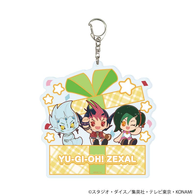 デカアクリルキーホルダー「遊☆戯☆王ZEXAL」01/遊馬＆アストラル＆小鳥(ぽてぬいアート)