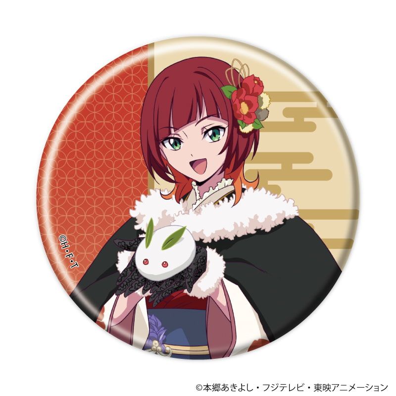 缶バッジ「DIGIMON BEATBREAK」01/冬和服ver. コンプリートセット(全8種)(描き下ろしイラスト)