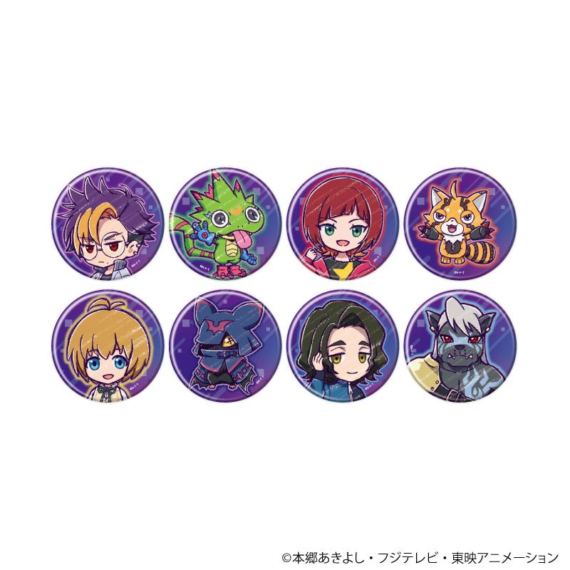 缶バッジ「DIGIMON BEATBREAK」02/ブラインド(8種)(グラフアートイラスト)