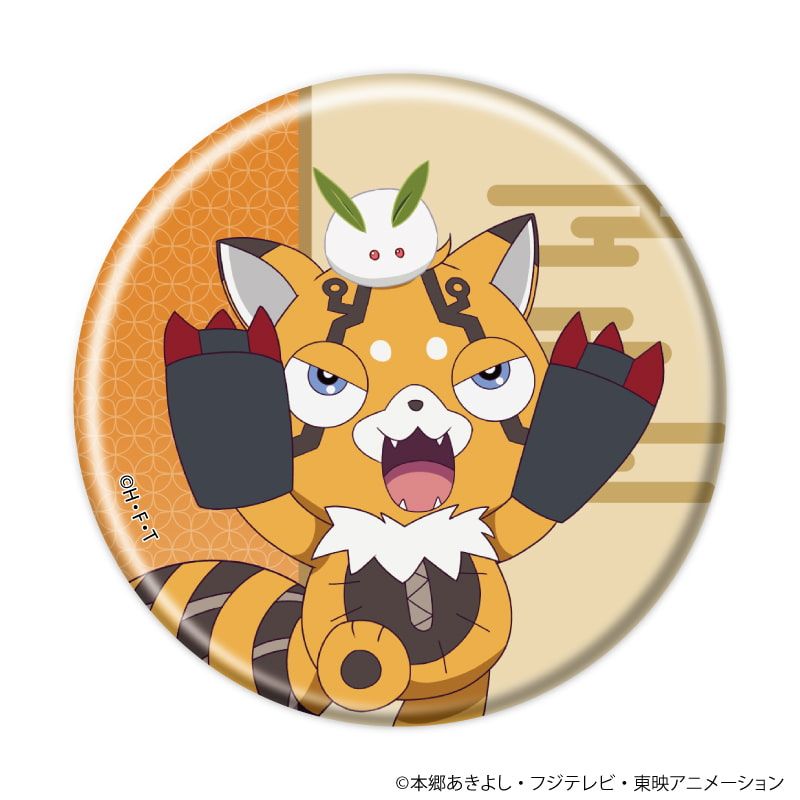 缶バッジ「DIGIMON BEATBREAK」01/冬和服ver. ブラインド(8種)(描き下ろしイラスト)