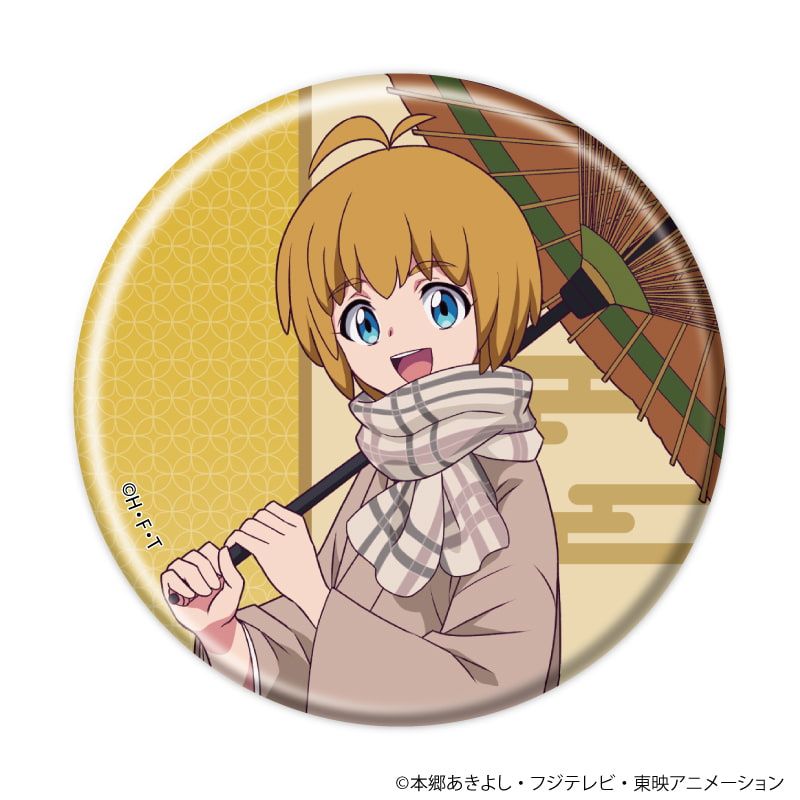 缶バッジ「DIGIMON BEATBREAK」01/冬和服ver. ブラインド(8種)(描き下ろしイラスト)