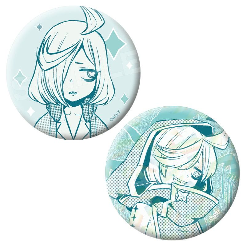 ルベルブルーメ変身缶バッジ(前後2種セット)