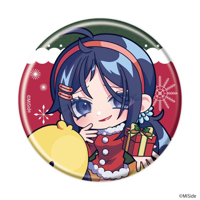 缶バッジ「MiSide : ミサイド」02/クリスマスver. コンプリートセット(全6種)(ミニキャライラスト)