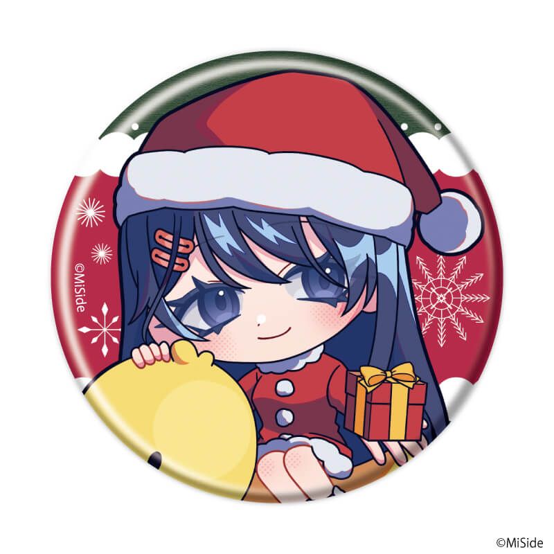 缶バッジ「MiSide : ミサイド」02/クリスマスver. コンプリートセット(全6種)(ミニキャライラスト)