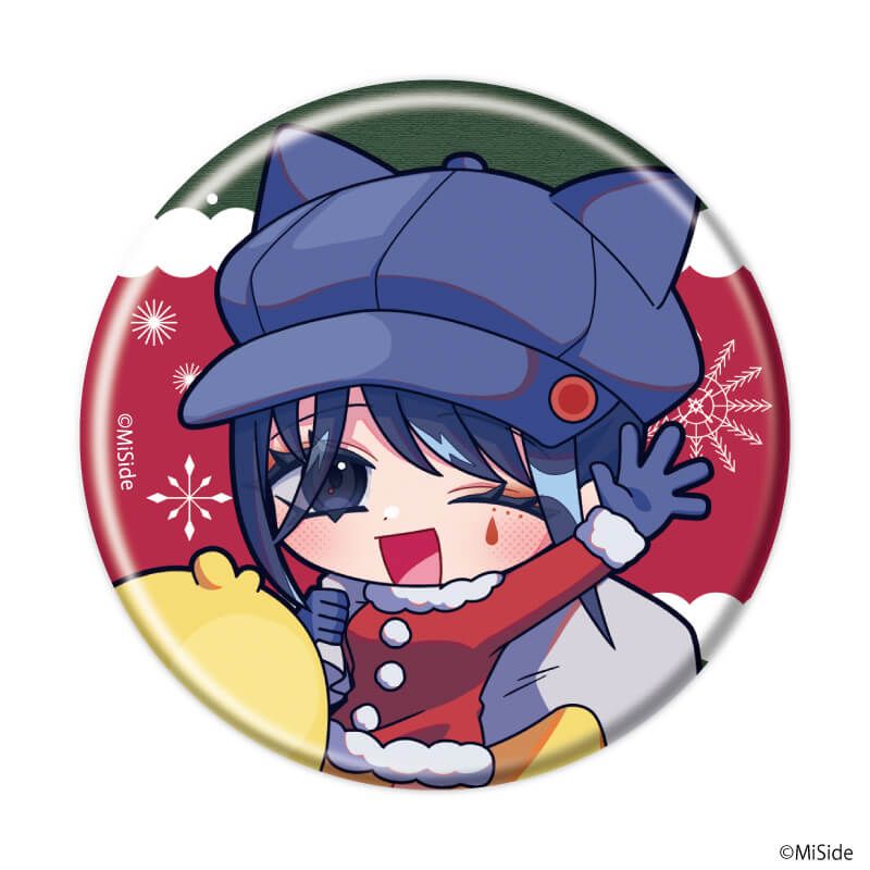 缶バッジ「MiSide : ミサイド」02/クリスマスver. コンプリートセット(全6種)(ミニキャライラスト)