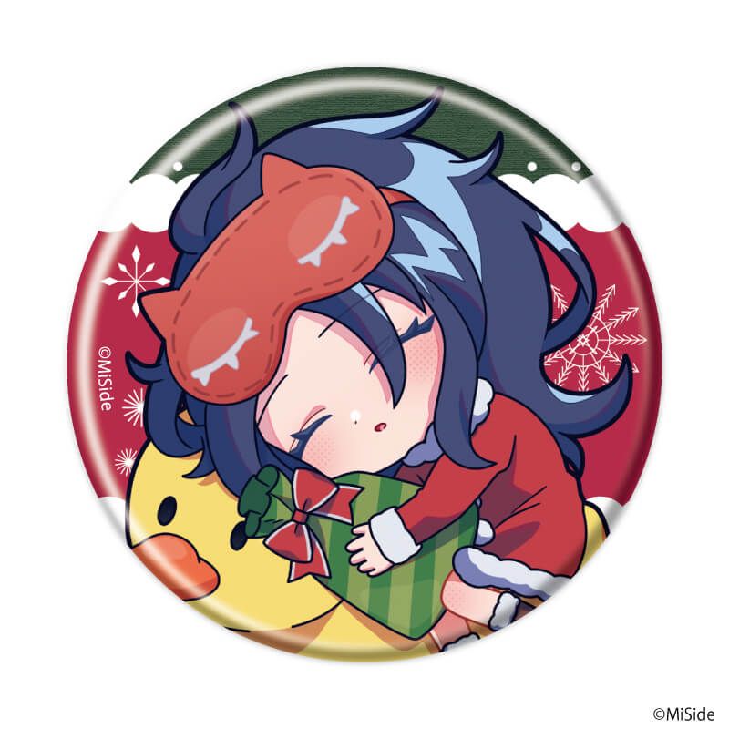 缶バッジ「MiSide : ミサイド」02/クリスマスver. コンプリートセット(全6種)(ミニキャライラスト)