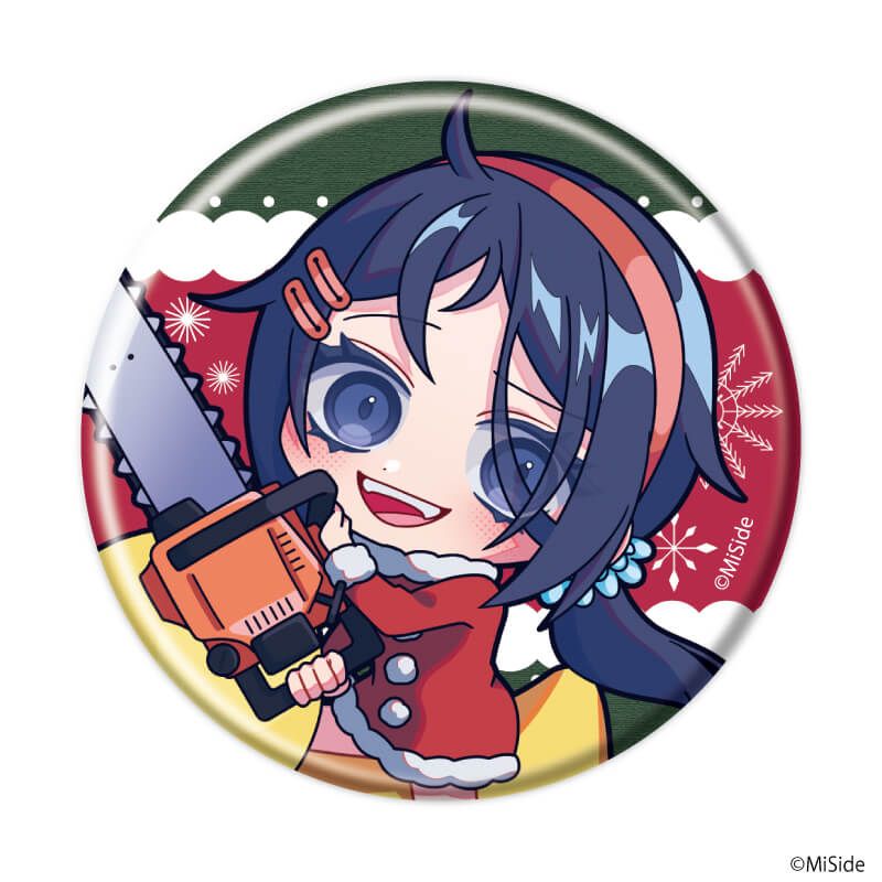 缶バッジ「MiSide : ミサイド」02/クリスマスver. コンプリートセット(全6種)(ミニキャライラスト)