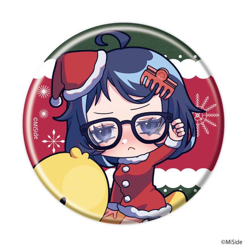 缶バッジ「MiSide : ミサイド」02/クリスマスver. ブラインド(6種)(ミニキャライラスト)