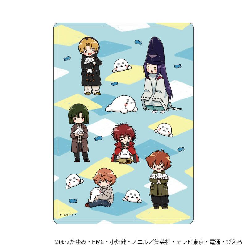 キャラクリアケース「ヒカルの碁」25/集合デザイン　あざらしver.(グラフアートイラスト)