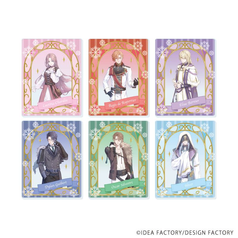 アクリルカード「冬園サクリフィス」01/コンプリートセット(全6種)(公式イラスト)