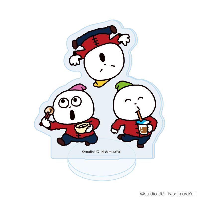 アクリルぷちスタンド「スタジオUG」02/スタジオUG 横浜中華街の味にせまる!! 限定商品 コンプリートセット(全11種)(描き下ろしイラスト)