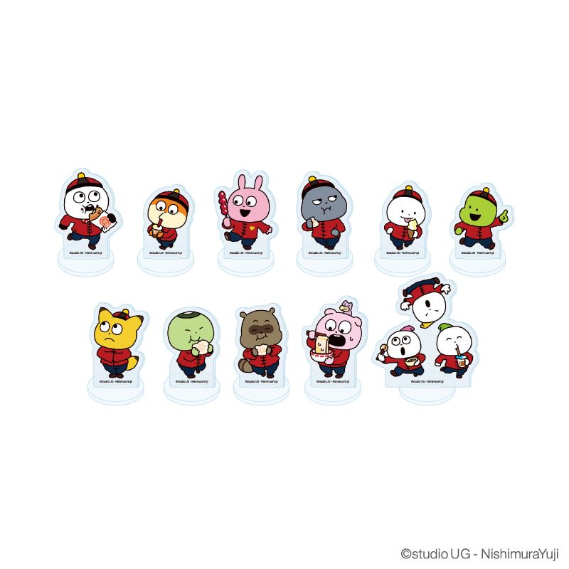 アクリルぷちスタンド「スタジオUG」02/スタジオUG 横浜中華街の味にせまる!! 限定商品 ブラインド(11種)(描き下ろしイラスト)