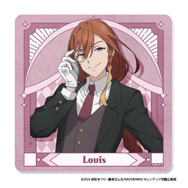 TVアニメ『サイレント・ウィッチ 沈黙の魔女の隠しごと』 ラバーマットコースター【ルイス・ミラー】