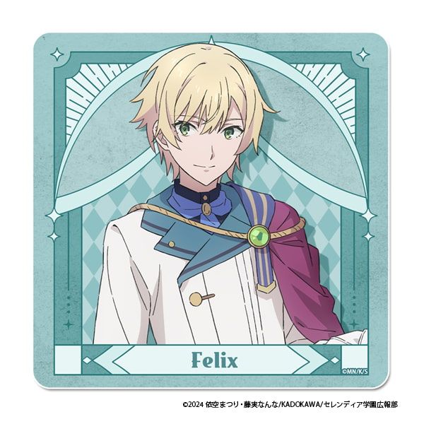 TVアニメ『サイレント・ウィッチ 沈黙の魔女の隠しごと』 ラバーマットコースター【フェリクス・アーク・リディル】