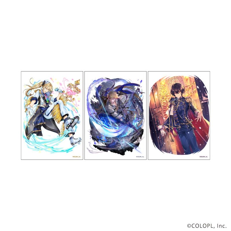 L版ブロマイド3枚セット「クイズRPG 魔法使いと黒猫のウィズ」07/G(公式イラスト)