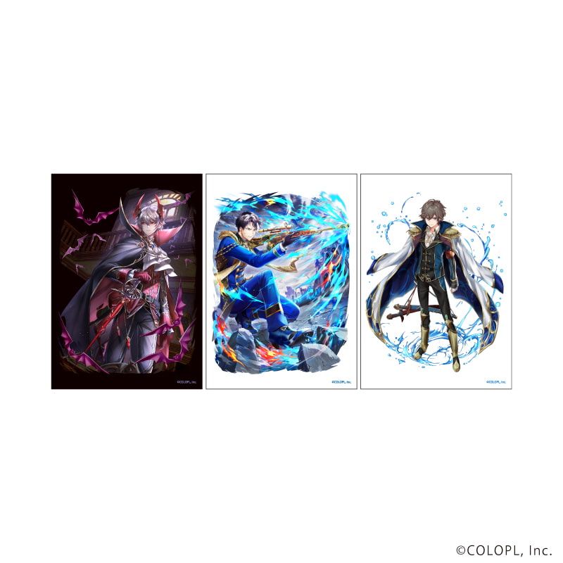 L版ブロマイド3枚セット「クイズRPG 魔法使いと黒猫のウィズ」04/D(公式イラスト)