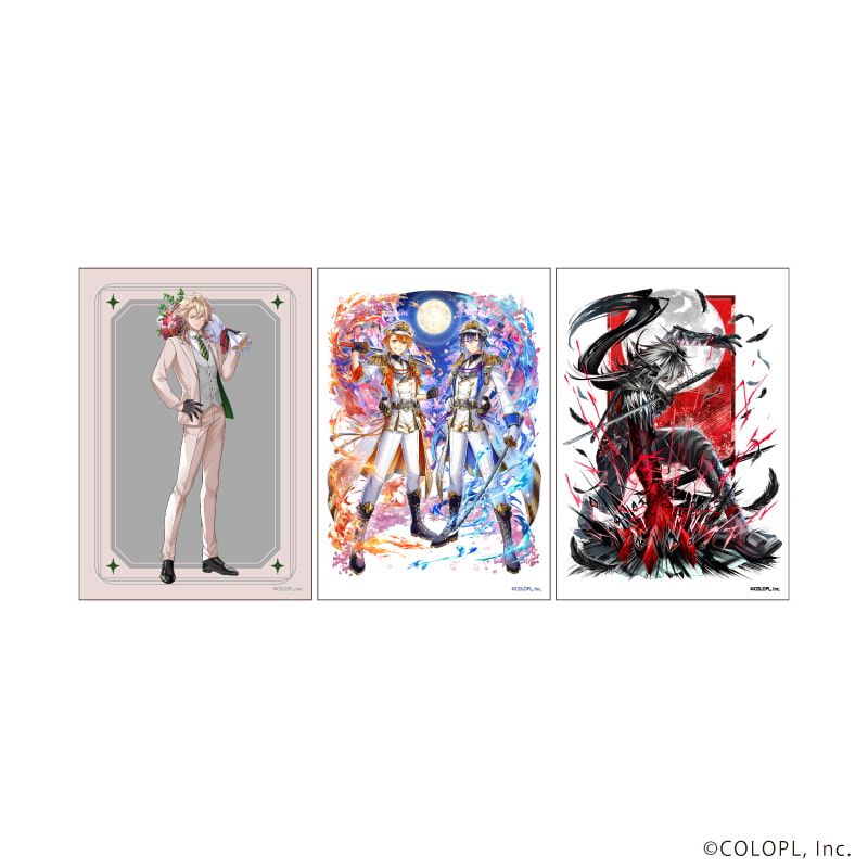 L版ブロマイド3枚セット「クイズRPG 魔法使いと黒猫のウィズ」03/C(公式イラスト)