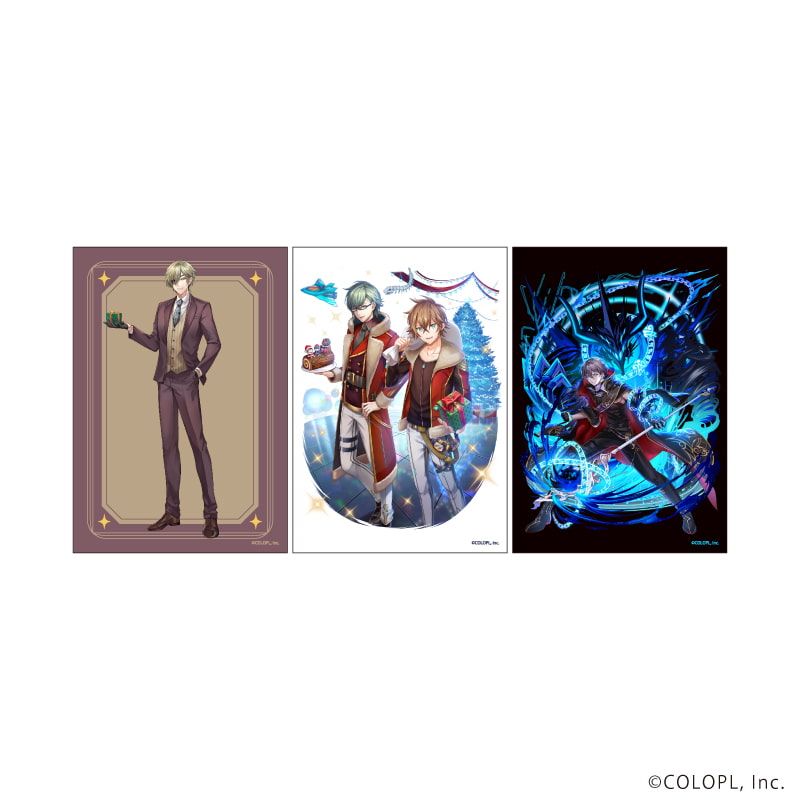 L版ブロマイド3枚セット「クイズRPG 魔法使いと黒猫のウィズ」02/B(公式イラスト)