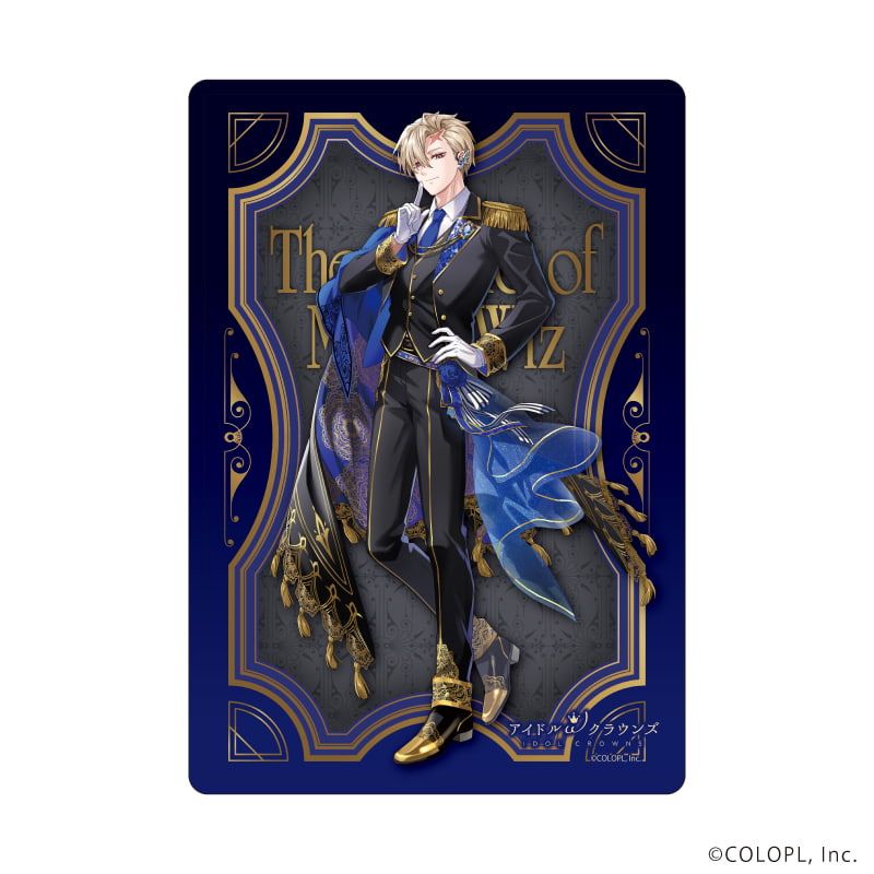 キャラクリアケース「クイズRPG 魔法使いと黒猫のウィズ」03/アイドルωクラウンズ ヴィレス(描き下ろしイラスト)